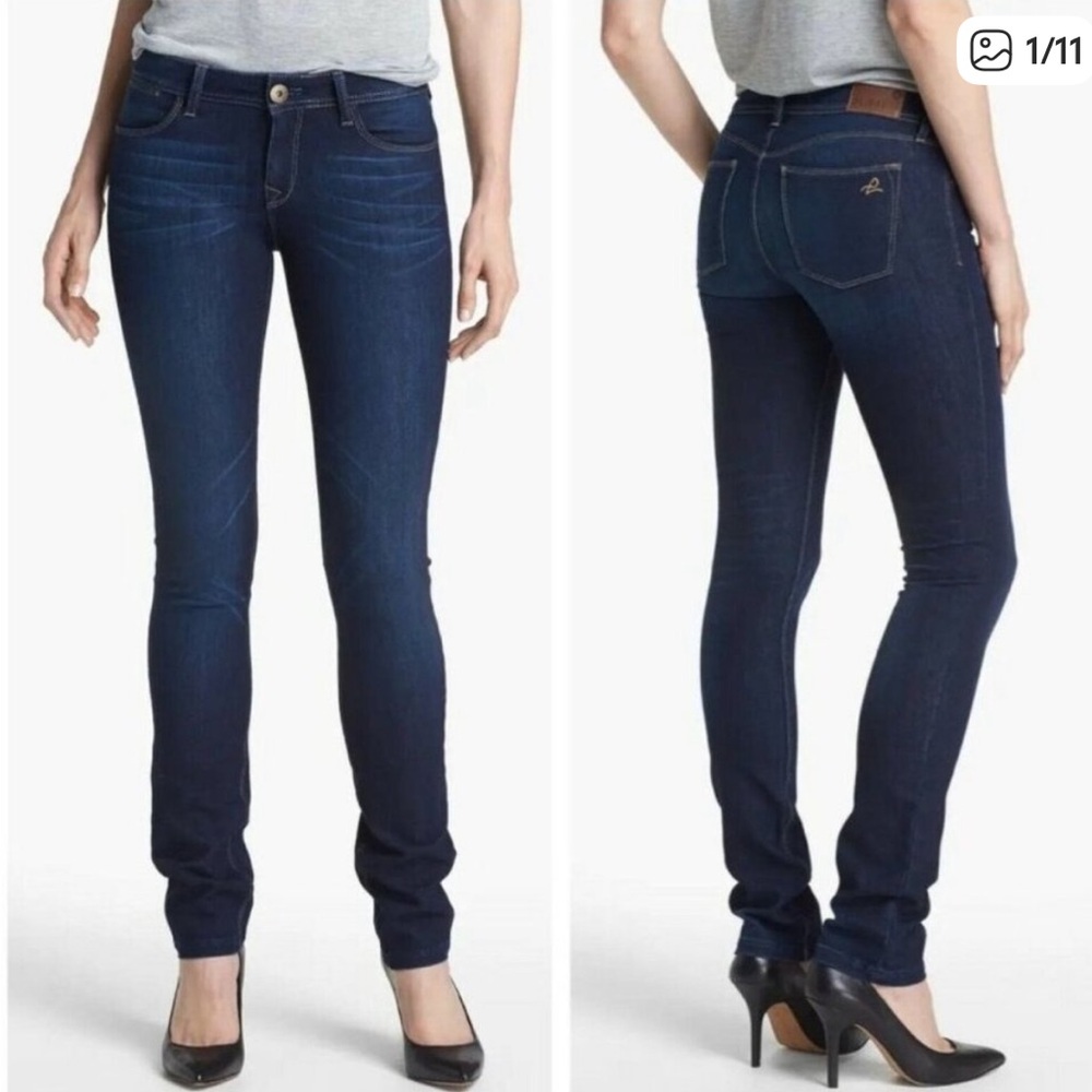 NEW DL1961 High Rise Straight Leg Jeans - Grace -DYER